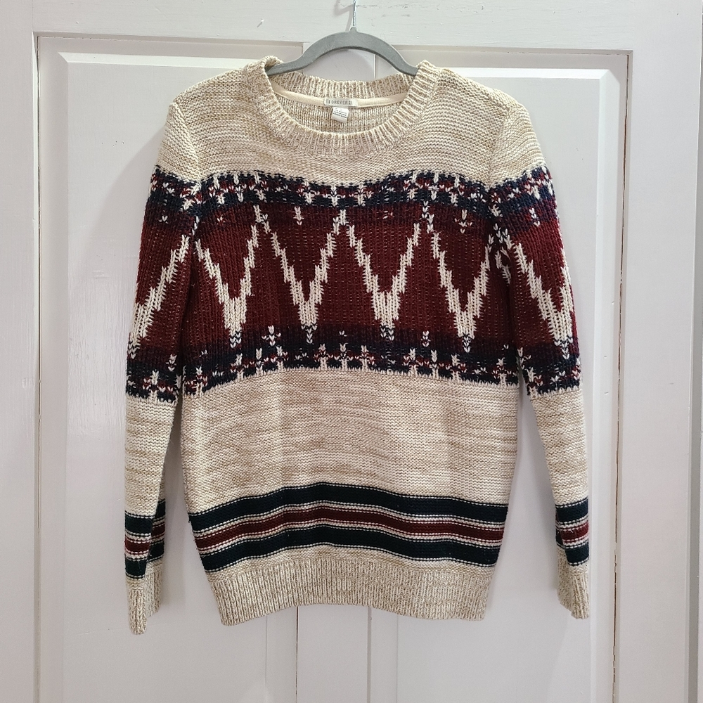 FOREVER21 Oversized knit sweater